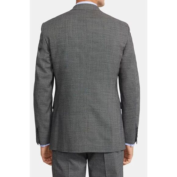 Theory Men’s Structured Blazer in Marled Stretch Wool 36R Slim Fit - Picture 2 of 13